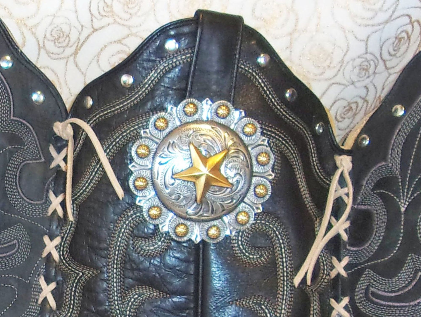 Cowboy Boot Laptop Tote LT29 handcrafted from cowboy boots. Shop Handbags at ChrisThompsonBags.com and buy the best boot purse, cowboy boot purse, cowgirl handbag, leather laptop tote, recycled cowboy boots, unique gift for her, unique gift for him, unique travel bag, western diaper bag, western laptop tote, western travel bag, XL cowboy Boot Purse, XL leather tote at Chris Thompson Bags.